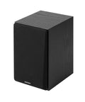 4 Inch Active Bookshelf Speakers With 24W RMS Front Ported Desktop Studio Monitor For Computer Use, classic wood finish