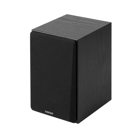 4 Inch Active Bookshelf Speakers With 24W RMS Front Ported Desktop Studio Monitor For Computer Use, classic wood finish