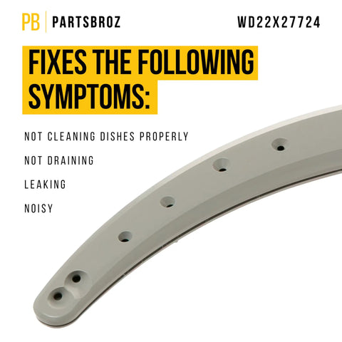 Lower Dishwasher Spray Arm Replacement For GE Hotpoint Haier Models That Fits Easy And Keeps Dishes Clean Replaces WD22X27724