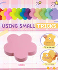 Colorful Flower Sticky Notes 3 Inch Pack Of 24 With 100 Sheets Per Pad, Bright Assorted Colors, Ultra Sticky For Office And School.