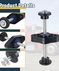 Exhaust Mount Bushing Kit For Peterbilt 348 379 388 389 And Kenworth T600 T680 T800 W900 with poly bushing and shaft washers