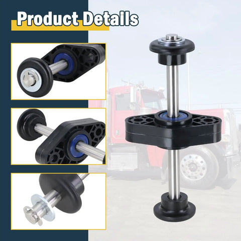 Exhaust Mount Bushing Kit For Peterbilt 348 379 388 389 And Kenworth T600 T680 T800 W900 with poly bushing and shaft washers