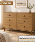 Pro Level Water Based Wood Stain For Indoor And Outdoor Projects Featuring Natural Oak Pigment and Top Shelf Matte Finish on natural oak dresser.