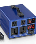 1500W Voltage Converter Transformer For Home Use Step Up And Step Down 110V 120V To 220V 240V And Back LCD Display