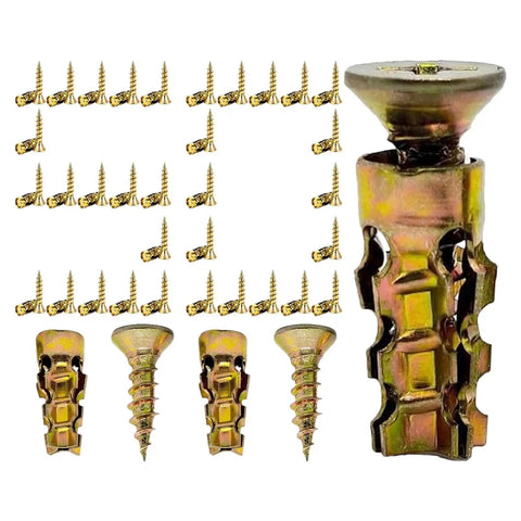 Heavy Duty Wood Expansion Screws For Quick Cabinet Hinge Repair No More Door Sagging And Fix Stripped Holes From Inside