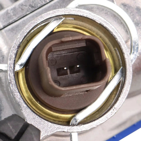 Close-up of electrical connector on Thermostat With Housing Assembly For 2007-2013 Mini Cooper Countryman - Replacement Part