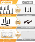 Ultimate Black Oxide 304 Stainless Steel Wood Screws Set With Pan Head And Flat Head Phillips Drive Self Tapping Kit features