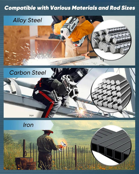 Portable Handheld Welder Gun With 5 Level Current used on alloy, carbon steel, and iron for garage projects