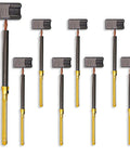 Hella Durable Job Site Essential Eight Pack Replacement Electric Motor Carbon Brushes 445861 03 445861 25 in various sizes.