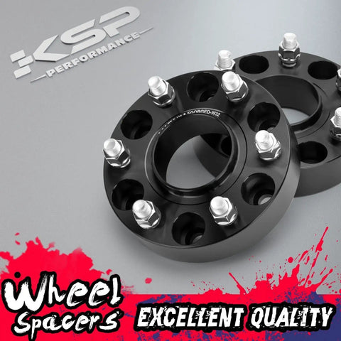Precision Machined 4 Piece Forged Wheel Spacers 1.5 Inch Thick 6x5.5 Bolt Pattern 77.8mm Hub Bore M14x1.5 Studs from KSP Performance.