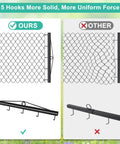 Heavy Duty Chain Link Fence Stretcher Tool With Extended Hooks, 31.5 Inch Steel Woven Wire Fence Tensioner comparison