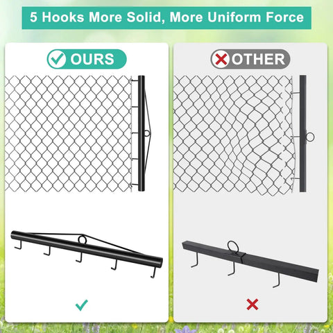 Heavy Duty Chain Link Fence Stretcher Tool With Extended Hooks, 31.5 Inch Steel Woven Wire Fence Tensioner comparison
