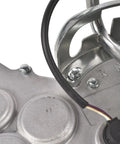 Close-up of Heavy Duty 180cc GY6 Engine Motor components, showing electric start and reverse gear connection.