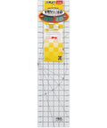 Frosted Acrylic Ruler 6x24 Inches with Non Slip Grip Grid Lines and Angle Markings for Precise Fabric Cutting Sewing Quilting and Craft Projects Today.