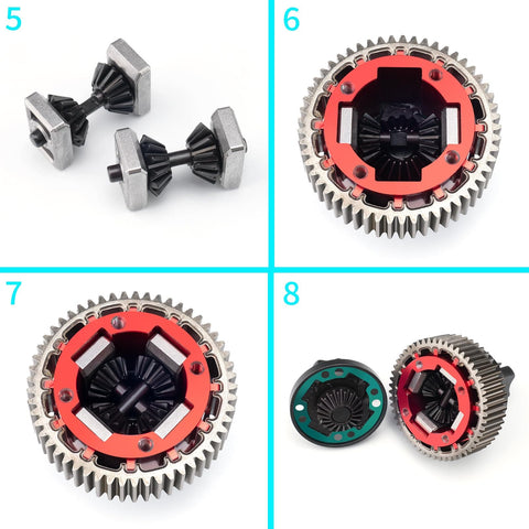 ARRMA Kraton 8S RC Differential Gear Set 13T Front 20T Internal Gears Made From Steel For One Fifth Scale Upgrade Parts