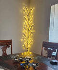 Lit Up Willow Vine Lights For Indoor Or Outdoor Decor With Plug In Power Flexible Faux Plant For Ambient Glow And Easy Setup