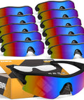 12 Pack Tinted Safety Glasses Protective Eyewear For Men And Women With ANSI Z87 1 Certified UV400 Anti Splash Scratch Resistant Goggles