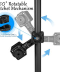Zero Degree Perspective Mount For Trolling Motor Shafts And Poles Compatible With LVS34 Transducers MultiMode Transducer