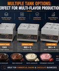 Heavy Duty Electric Chocolate Melter And Tempering Machine With 12kg Capacity, Stainless Steel Food Warmer And Digital Temperature Control