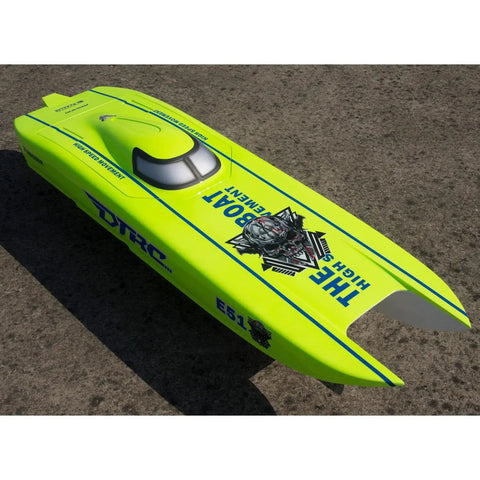High Speed RC Boat With Fiber Glass Unibody, Water Cooled Motor And ESC, CNC Metal Rudder, 65-70KMH Capable, Real Boat Grade Build