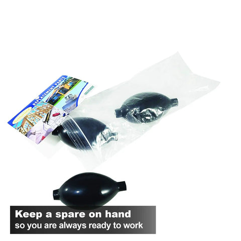 AirShim Inflation Bulbs For Lift Bags Black 3 Pack Built To Last With Universal 1/4 Inch Valve Stem Fittings Easy Secure Replacement