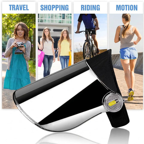 Sun Visor Hat With UPF 50+ UV Protection For Hiking Golf Tennis And Outdoors, Adjustable and Lightweight with PC Lens Shield