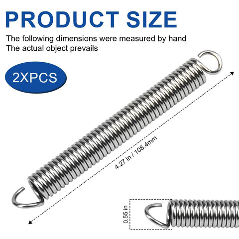 Hot Foot Spring Replacement Kit For Marine Throttle Pedal, Lightweight Corrosion Resistant Springs For Boat Hot Foot Repair, Fits A Wide Range Of Models And Outboard Inboard Engines Including OMC, Mercury, Yamaha Carburetors