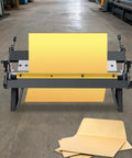 24 Inch Pan And Box Metal Brake With Removable Fingers For Precise Bends in workshop setting