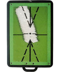 Sequin Tech Golf Mat With Instant Swing Feedback And Ball Impact Analysis, portable mat showing impact marks for swing path analysis