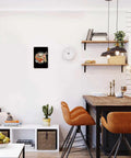 Dope Vintage Kitty Ramen Metal Sign for Home Office and Garage Decor, 8x12 inch tin wall art on a kitchen wall