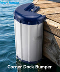 Dock Bumper Marine Dock Protector Built Tough Weather Resistant Design Easy Mount Installation on wooden dock corner