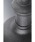 Close-up of textured black finish on Brookside Outdoor Wall Light Black Finish, 10 Inch Wide By 10.75 Inch Tall Exterior Fixture.