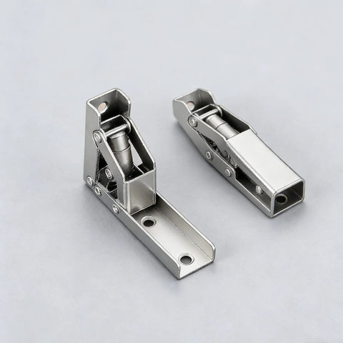 Hidden Cabinet Door Hinges 90 Degree Invisible Folding Hinge 4 Pack With No Visible Hardware For Flush Mount Doors Easy Install