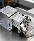 Pneumatic Clamp Workholding Fixture For CNC Machining With Automatic Loadin And Unloadin, 40kg Holding Force At 0.5 MPa, Compact Vise For Fast, Secure Workpiece Clamping In Any Shop; aluminum body