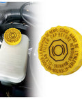 Brake Fluid Cap Replacement Master Cylinder Cap OEM 4683656AB on reservoir in engine bay