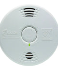 2-In-1 Smoke And Carbon Monoxide Detector With 10-Year Battery And Voice Alerts, 85 Decibel Alarm, wall-mounted front view