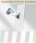36 in. by 84 in. Bi-Fold Door Set With Hardware Kit for DIY staining shown with paint options.