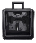 Trim Tilt Relay AZ973-1C-12DC4 12V 40A SPDT relay, black plastic housing with numbered terminals, front view