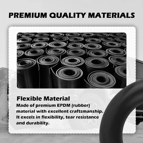 EPDM rubber rolls for Universal Exhaust Hangers Rubber Muffler Mounts 4 Pack For Cars, Trucks And SUVs.