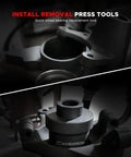 Badass 44mm Wheel Bearing Press Tool Kit For Polaris RZR Sportsman Ranger Xp Scrambler showing detailed press tool design and functionality.