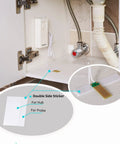 Water Leak Sensor Alarm For Basement And RV Moisture Detection, 120dB Loud Flood Alarm, battery operated, installed under sink