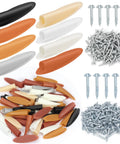 360 Piece Pocket Hole Plug Kit With Screws, 7mm Plastic Plugs In 8 Colors For Pocket Hole Jig, Slant Oblique Hole Caps