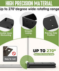 High precision 270 degree double layer butt hinges for wood gates and fences with smooth operation and rust-proof features.