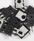 Close-up of Ten Pack IRFP260N N Channel MOSFET Transistors 50A 200V Power Switches TO247AC