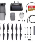 Mavic 2 Pro Drone Quadcopter With Hasselblad Camera And Smart Controller Starter Bundle 64GB SD Card Renewed components overview