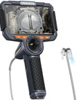 4 Way Articulating Borescope For Automotive Engine With 3.9mm Probe Joystick Controlled Tip 360 Degree Rotation And 210 Degree Bends 6 Inch 720P Screen Ideal For Quick Engine Inspections No Disassembly Needed.