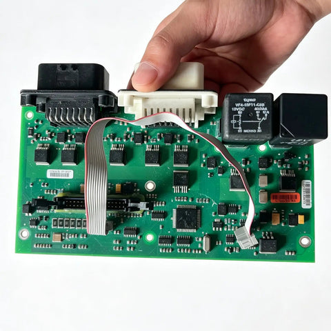 Real Deal Platform Control Switch Built Mean For Genie Boom Lift Models That Crush The Daily Grind Without Skipping A Beat Ever Adds 146390GT And 146390 Part Codes For S100 Through 3800 Series Units, showing circuit board with connectors.