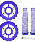 Dyson Vacuum Filter Replacements For DC40 DC42, Two Post-Motor And Pre-Motor Filters Set For Total Clean And Ball Multi Floor 2