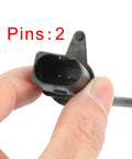 Close-up of black connector for Four Pack Front Brake Pad Wear Sensor Kit For Porsche Macan 2015 2016 2017 2018 OE 95B907253