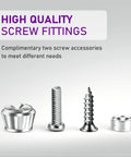 Fresh Bling Crystal Rhinestone License Plate Screws Pack of Four Anti Theft Fastener Kit with various high quality screw fittings.